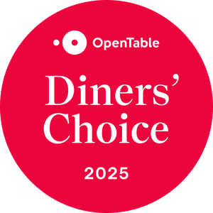 OpenTable Diners' Choice 2025 award (opens OpenTable in a new tab)